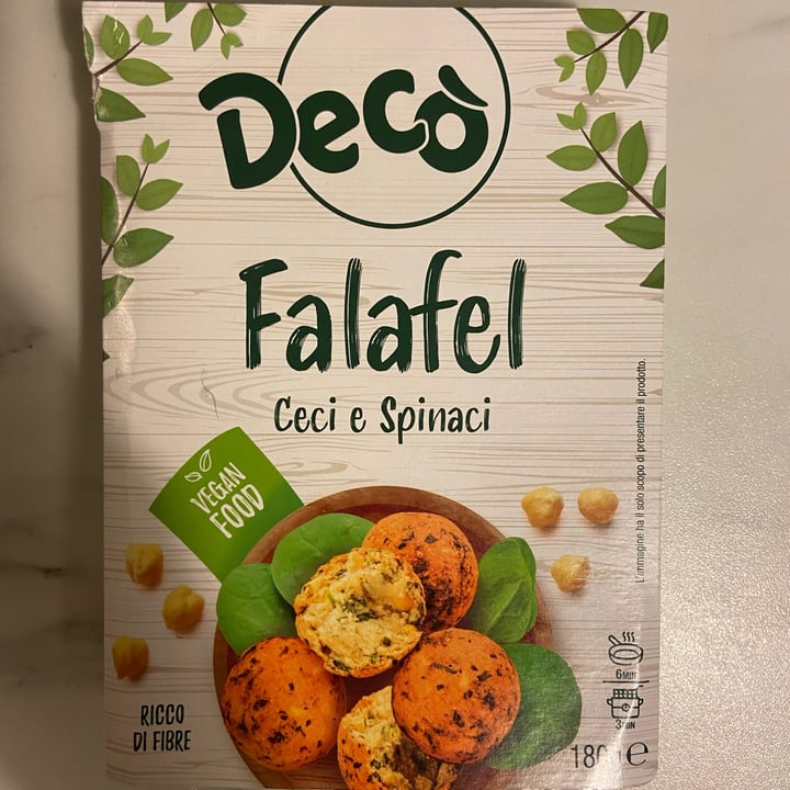 photo of Bio Decò falafel ceci e spinaci shared by @susyna24 on  02 Sep 2022 - review