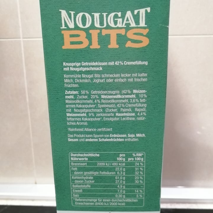 review photo of Korn Mühle Nougat Bits shared by @owly on 02 Apr 2022 - review