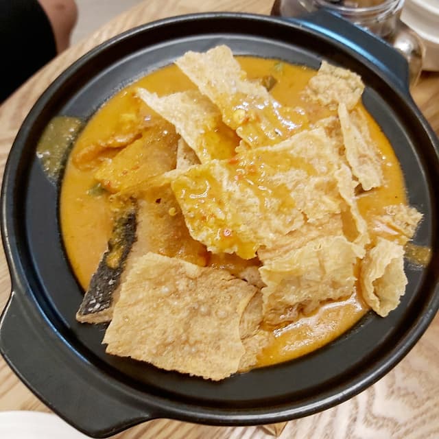 Photo of the dish “Claypot Eggplant and Fish”