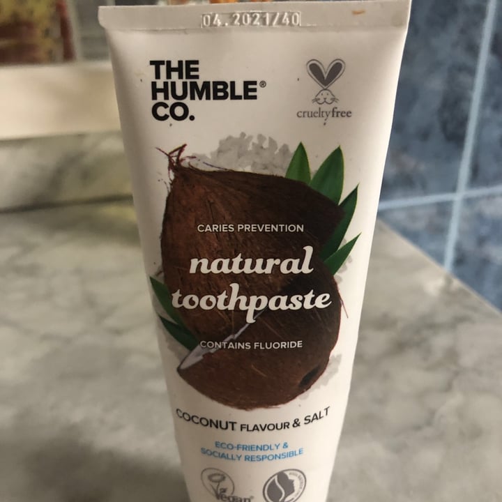 review photo of The Humble Co. Dentífrico Coconut & Salt shared by @gomez11 on 03 Sep 2021 - review
