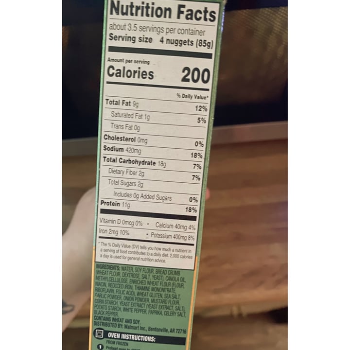 review photo of Great Value Original Chick'n Nuggets shared by @amsvfrazier90 on 04 Mar 2022 - review