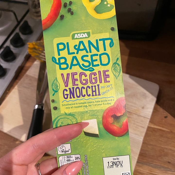 photo of ASDA Plant Based Veggie Gnocchi shared by @makeupandethics on  07 Nov 2020 - review