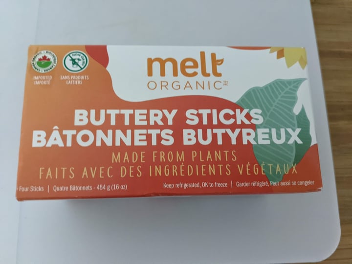 photo of Melt Organic Buttery Sticks shared by @lcaro on  22 May 2022 - review