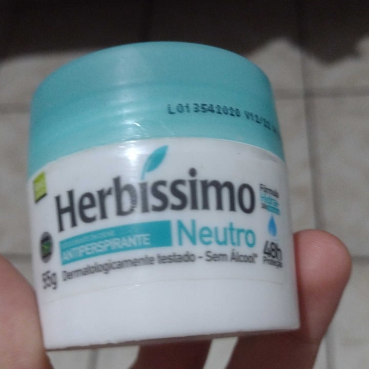 review photo of Herbissimo Antiperspirante Neutro shared by @angeltalken on 30 Dec 2021 - review