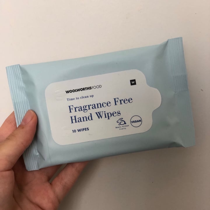 photo of Woolworths Food Fragrance free wipes shared by @aleecpt on  25 Mar 2021 - review