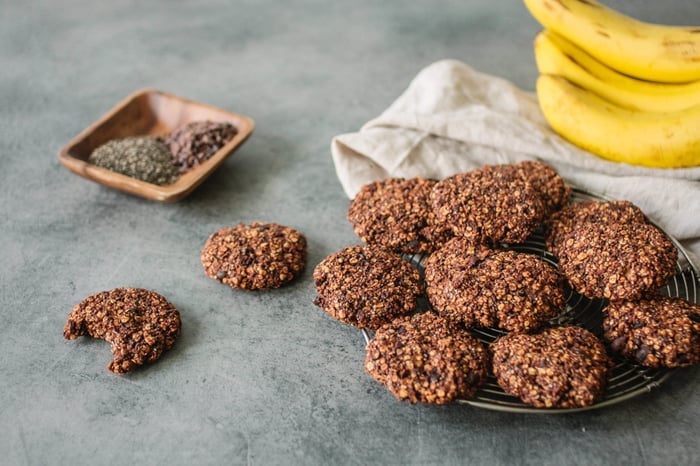 LVL life chocolate banana cookies