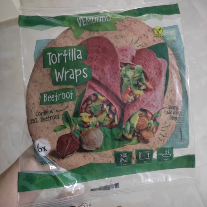 photo of Vemondo Tortillas Rote Beete shared by @annefox on  05 Sep 2022 - review