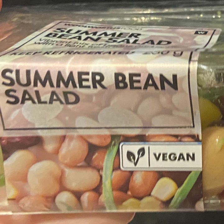 photo of Woolworths Food Summer Bean Salad shared by @plantbasedstorm on  27 Jun 2021 - review