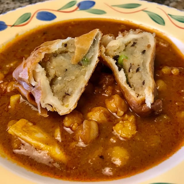 Photo of the dish “Samosa Chole”