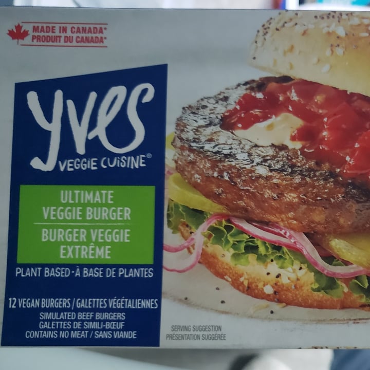 photo of Yves Veggie Cuisine Ultimate veggie burger shared by @brittanycap on  29 Aug 2021 - review
