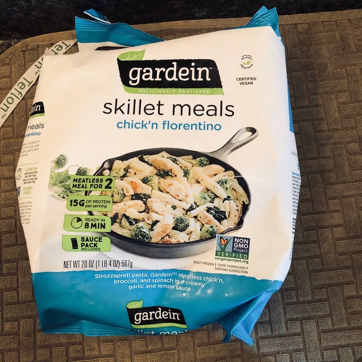 photo of Gardein Skillet Meals Chick’n Florentino shared by @oddrey on  23 May 2020 - review