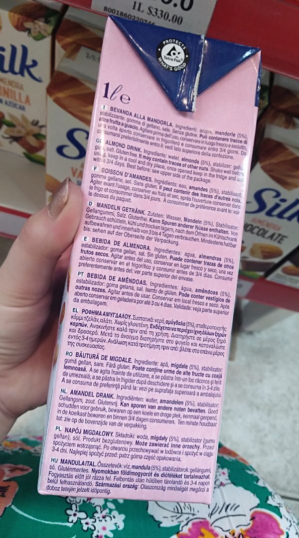 photo of Riso Scotti Leche De Almendras shared by @sofidamelio on  02 Mar 2020 - review