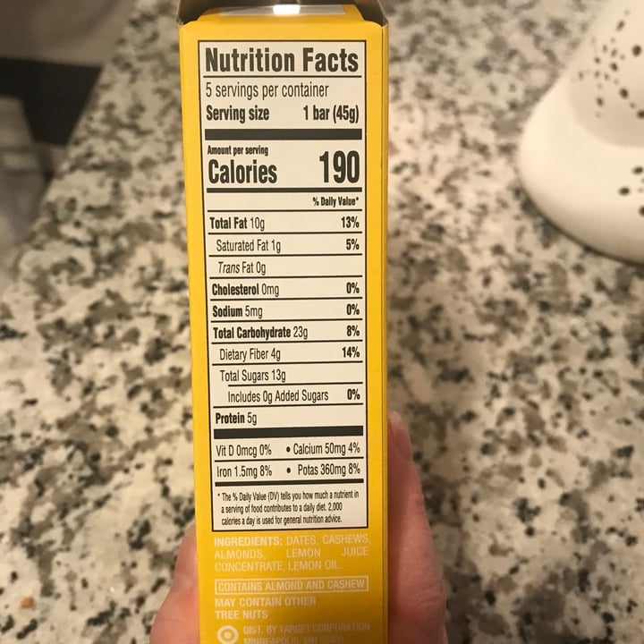 review photo of Good & Gather Lemon Bar shared by @rinn6440 on 18 Jan 2020 - review