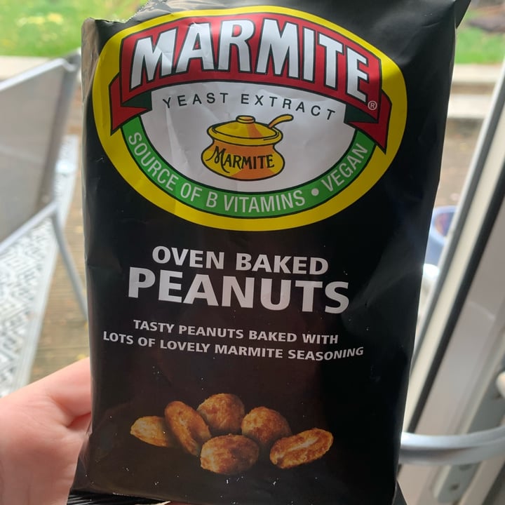 photo of Marmite Oven Baked Peanuts shared by @veganfooduk on  21 May 2022 - review