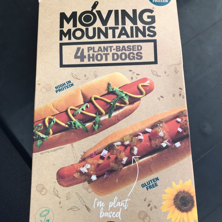 photo of Moving Mountains Moving Mountain Plant Based Hot dogs shared by @ijo on  18 May 2021 - review