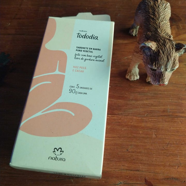 review photo of Natura Jabon en barra nuez pecan y cacao shared by @almavegana1 on 29 Mar 2021 - review