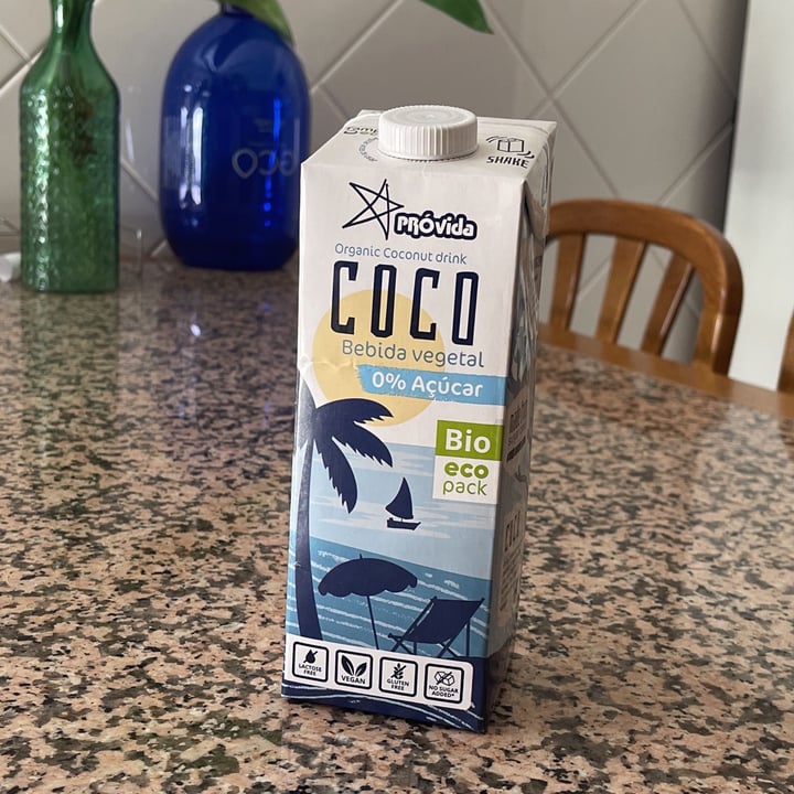 photo of Provida - Produtos Naturais bebida vegetal de coco shared by @urania on  25 Jul 2022 - review