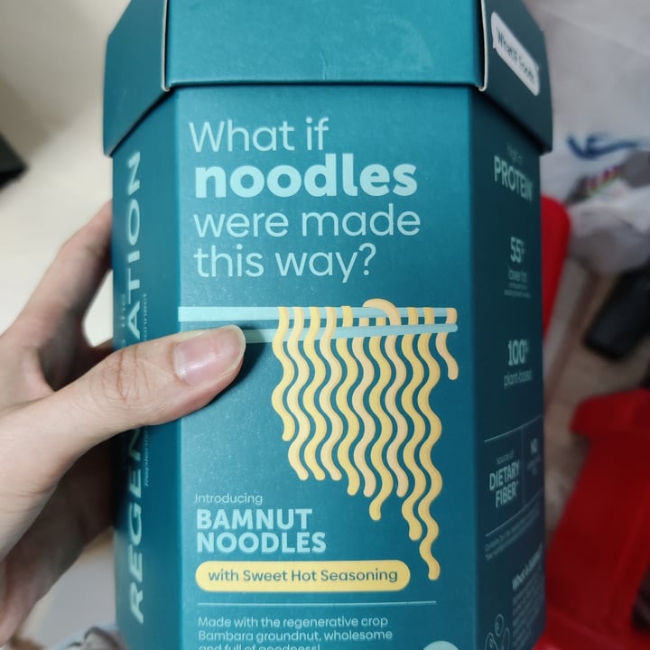 review photo of WhatIF Foods BamNut Healthy High Protein Noodles - Sweet Hot Seasoning shared by @baybeemon on 25 Feb 2022 - review