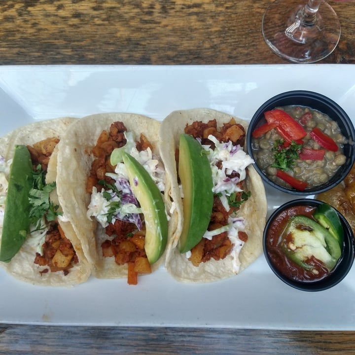 photo of Logan 11 Bar & Kitchen Vegan Potato Chorizo Tacos shared by @annnni on  03 Jun 2021 - review