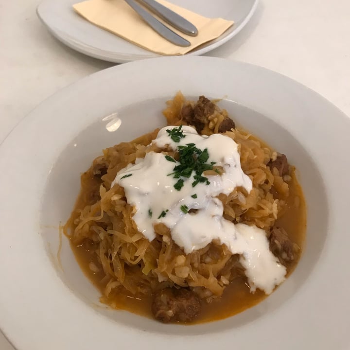photo of Napfényes Restaurant and Confectionery ‘Székelykáposzta’ Cabbage stew with brown rice shared by @bbrunner85 on  16 Oct 2021 - review