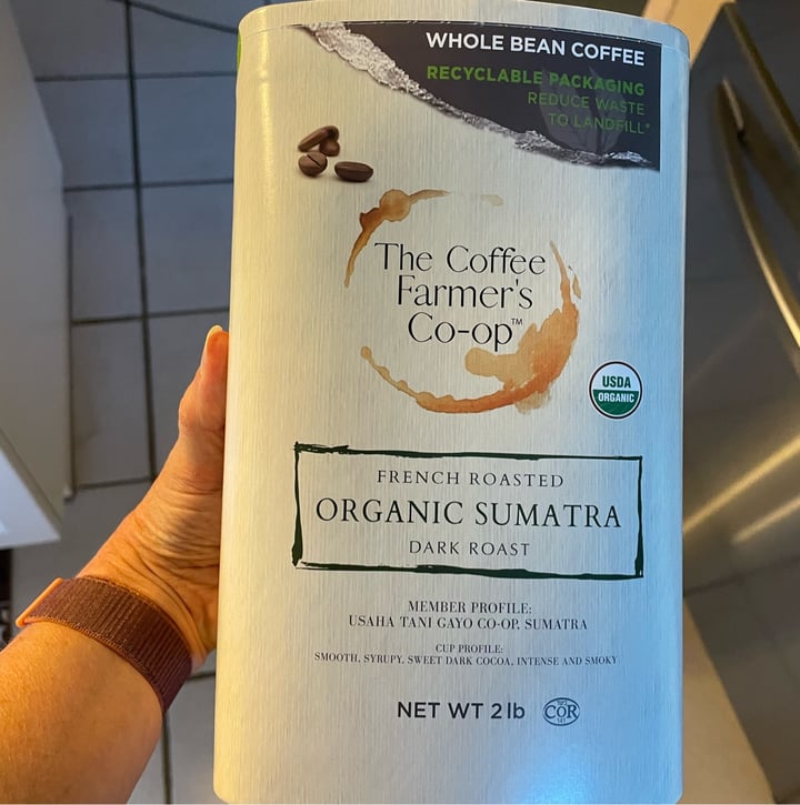 the coffee farmers coop French roast organic Sumatra dark roast Review