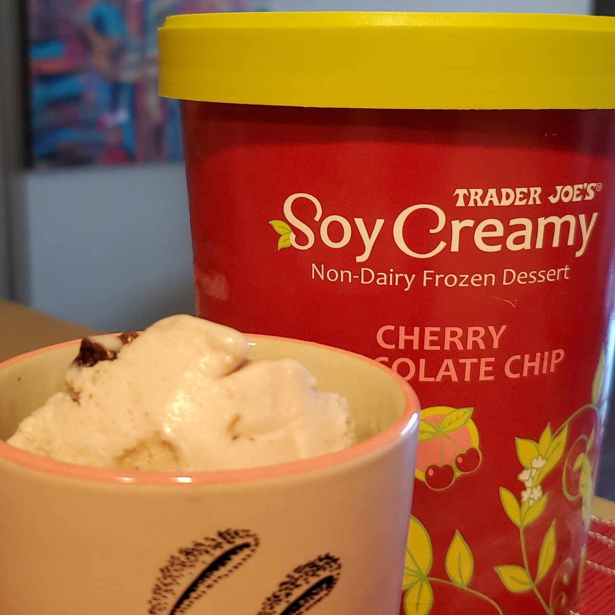 Trader Joe's Soy Creamy Cherry Chocolate Chip Reviews abillion