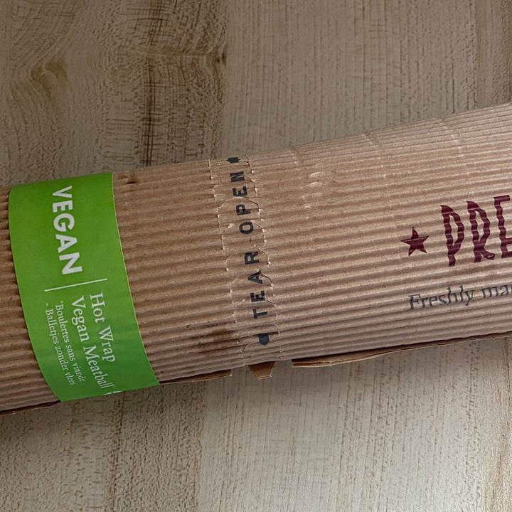 photo of Pret A Manger Vegan Meatball Wrap shared by @alburt on  12 Jan 2022 - review