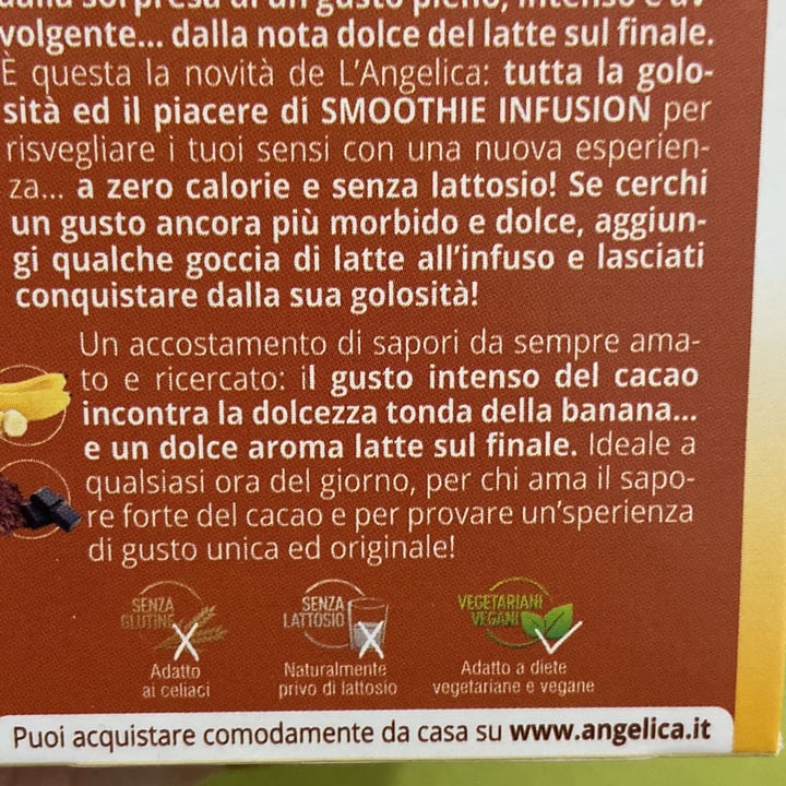 photo of L'angelica Smoothie banana e cacao shared by @martissia on  25 Oct 2022 - review