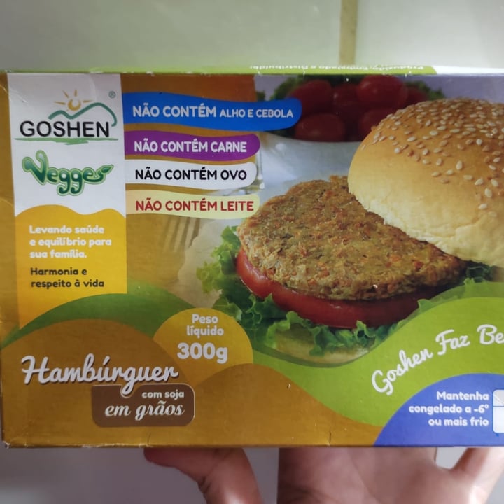 review photo of Goshen Vegges Hambúrguer Com Soja Em Grãos shared by @euzelenej on 08 May 2022 - review