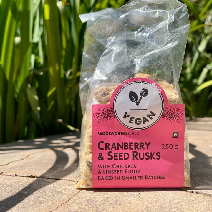 photo of Woolworths Food Cranberry & Seed Rusks shared by @jeanne-marie on  22 Feb 2022 - review