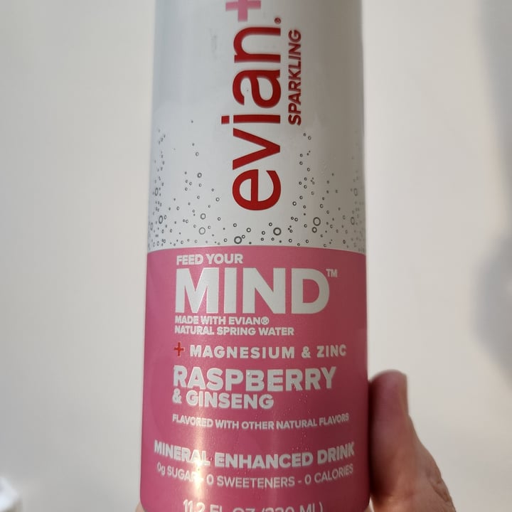 photo of Evian Evian Sparkling Raspberry & Ginseng Magnesium & Zinc shared by @angebe on  10 Jun 2022 - review