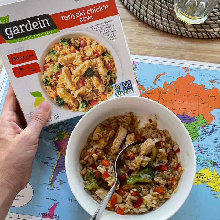 review photo of Gardein Teriyaki Chick’n Bowl shared by @vetravel on 04 Jul 2021 - review