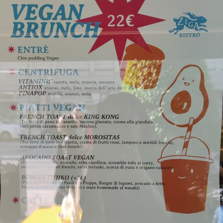 photo of Ziga Bar Avocado toast vegan shared by @ppiera on  02 Oct 2022 - review