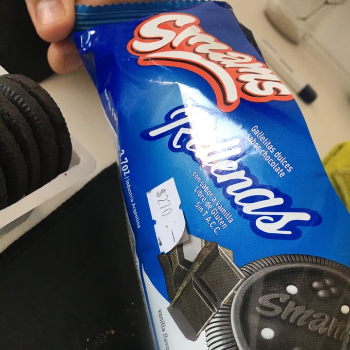 review photo of smams Galletitas Dulces Sabor Chocolate Rellenas shared by @claracartasegna on 04 Dec 2022 - review