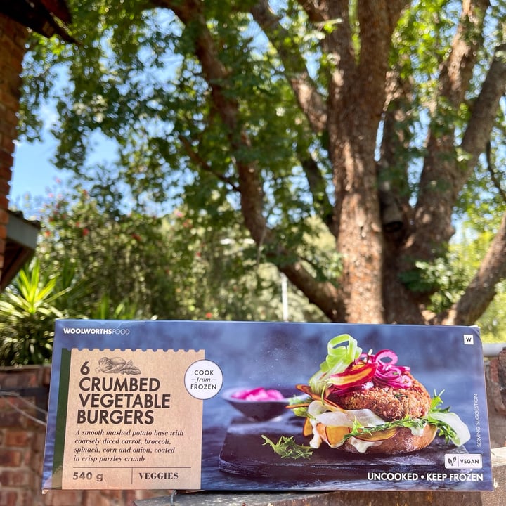 photo of Woolworths Food Crumbed Vegetable Burgers shared by @jeanne-marie on  25 Feb 2022 - review
