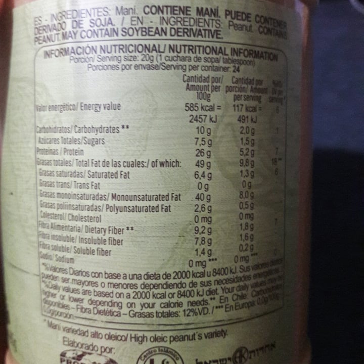 review photo of Maní King Pasta De Maní Natural shared by @veggimimi on 22 Jun 2020 - review