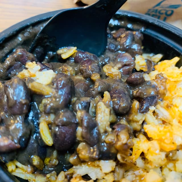 Foto do prato “Black Beans and Rice”