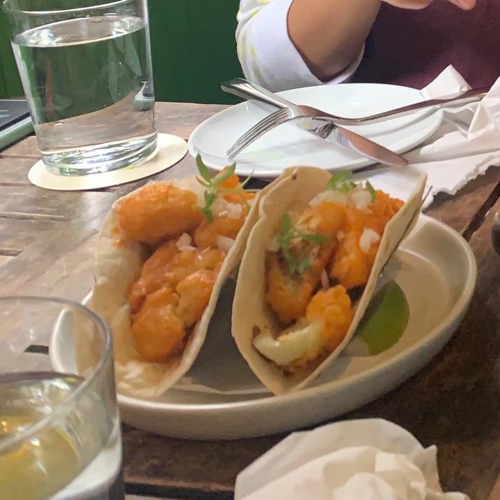 photo of Bar Bombón Buffalo Cauliflower Tacos shared by @calista on  07 Sep 2021 - review