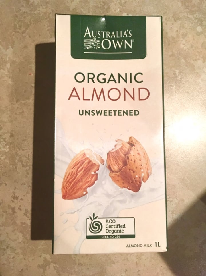 photo of Australia's Own Organic Almond Milk shared by @jafriyakin on  07 Aug 2019 - review
