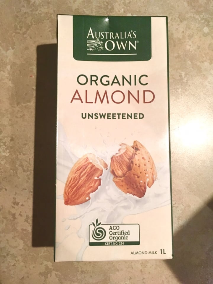 review photo of Australia's Own Organic Almond Milk shared by @jafriyakin on 07 Aug 2019 - review