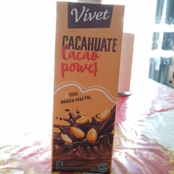 photo of Vívet Leche de Cacahuate sabor Cacao Power shared by @pamarg on  31 Dec 2021 - review