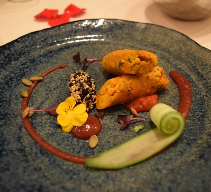 review photo of Indego by Vineet Polti Chettinad and Pumpkin Seekh shared by @travellingweasels on 22 Apr 2021 - review