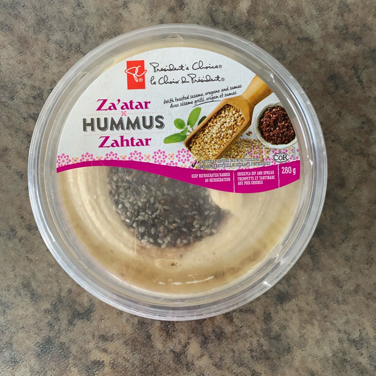 President's Choice Za'atar Hummus Reviews abillion