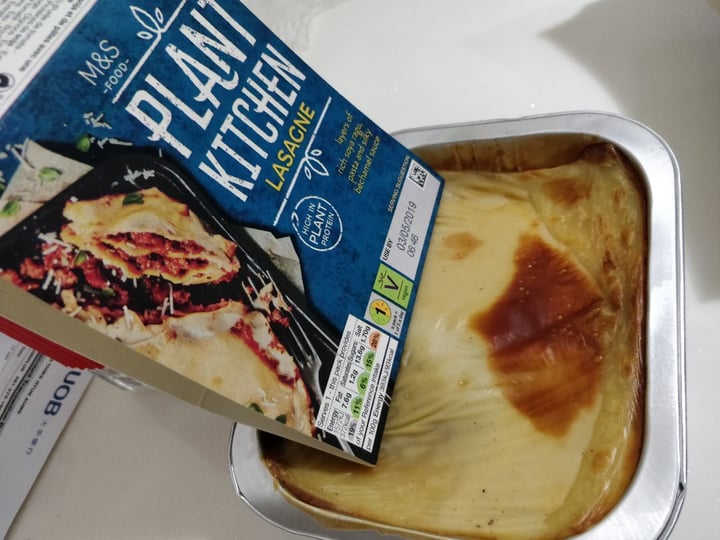 photo of Plant Kitchen (M&S) Plant Kitchen Lasagne shared by @mikebroadhead on  01 May 2019 - review