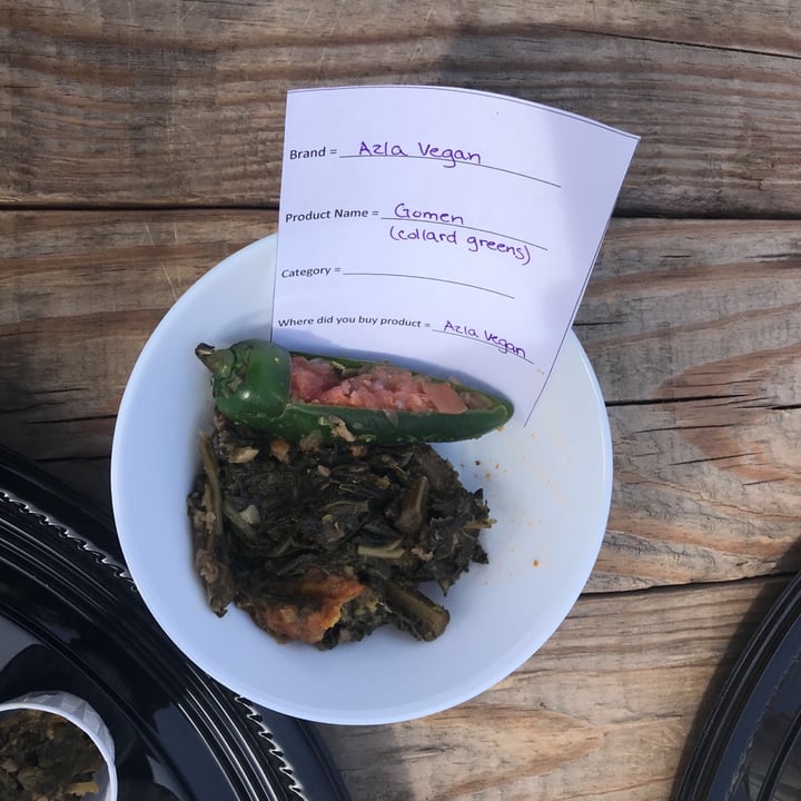 photo of Azla Ethiopian Vegan Cuisine Gomen shared by @arvindthomas on  13 Feb 2021 - review