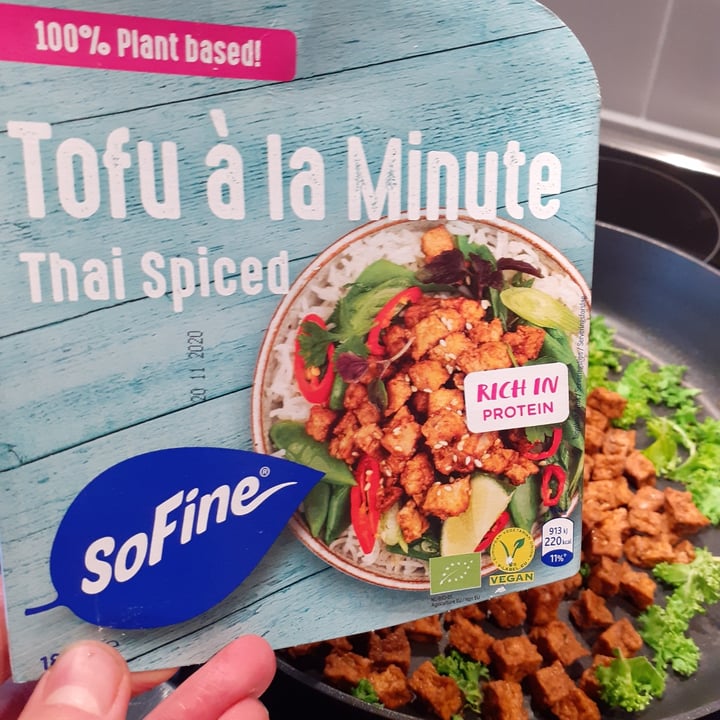 photo of SoFine Tofu à la Minute Thai Spiced shared by @sisuboi on  14 Nov 2020 - review