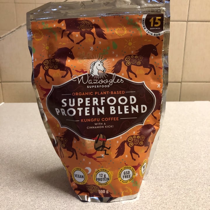 photo of Wazoogles Superfood Superfood Protein  Blend Kungfu Coffee shared by @gracedocarmo on  22 Jan 2021 - review