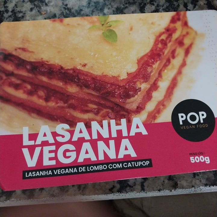photo of Pop Vegan Food Lasanha shared by @lirian on  08 Nov 2022 - review