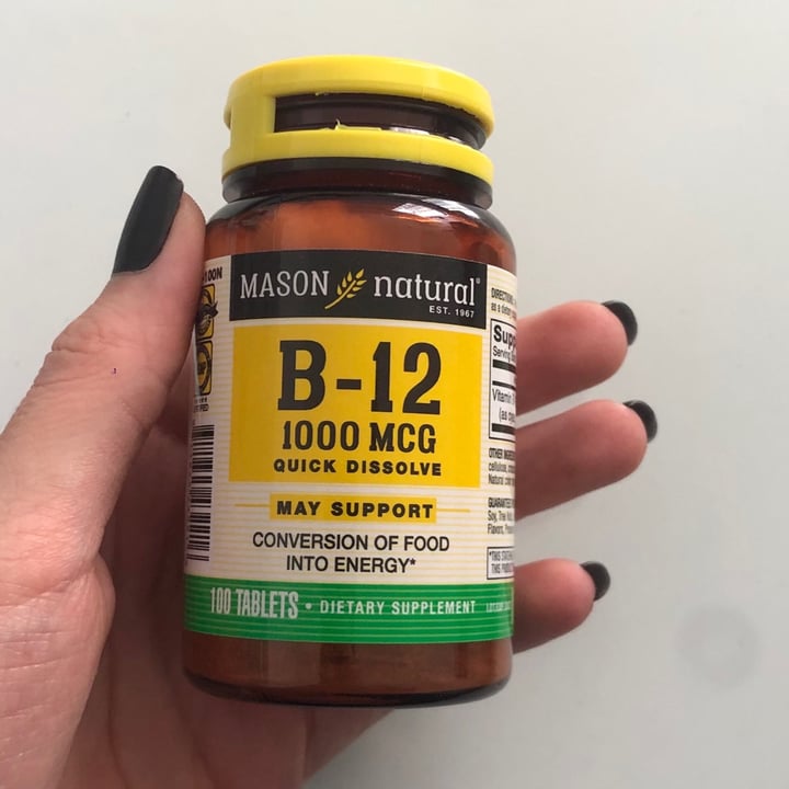 photo of Mason natural Vitamina B12 shared by @pat2807 on  28 Aug 2021 - review