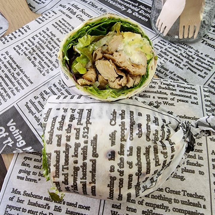 photo of Vegan Streetfood Deli - Obs On the greenside chickless wrap shared by @glc on  28 Sep 2021 - review